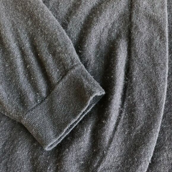 Anne Taylor Loft Cashmere Dolman Sleeved Cocoon Shrug Cardigan - Picture 4 of 11